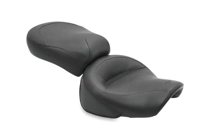 Mustang 96-04 Kawasaki Vulcan 1500 Classic, 99-01 Nomad Standard Touring 2PC Seat - Black (75980)