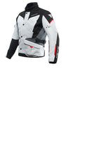 Cargar imagen en el visor de la galería, Dainese Tempest 3 D Dry Jacket Glacier Gray/Black/Lava Red Size - 44