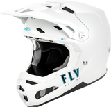 Fly Racing Formula S Carbon Solid Helmet White Md