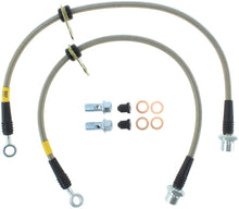 Cargar imagen en el visor de la galería, StopTech 94-99 Toyota Celica Front Stainless Steel Brake Lines