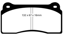 Cargar imagen en el visor de la galería, Pastillas de freno delanteras EBC 99-03 Aston Martin DB7 5.9 Bluestuff