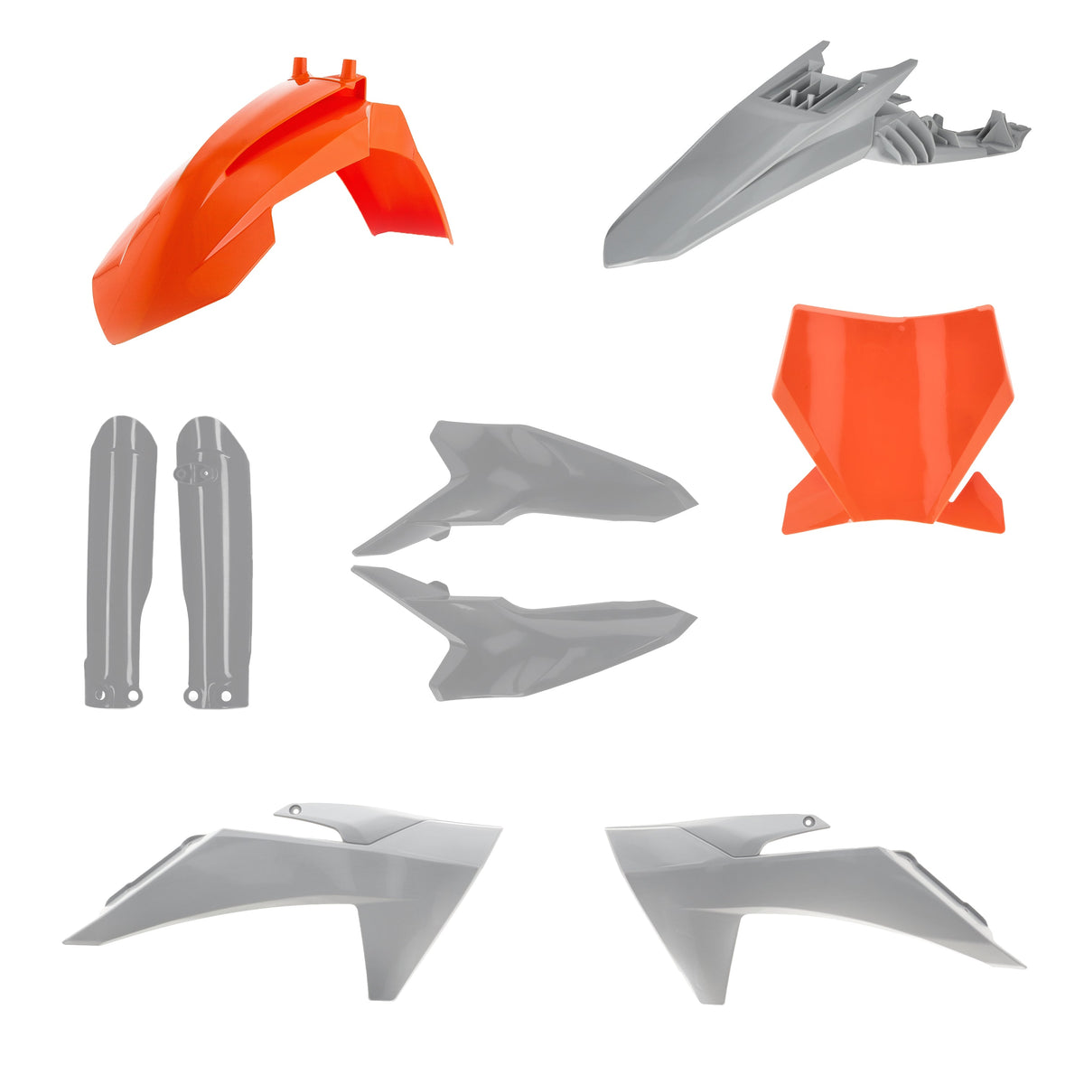 Acerbis 24+ KTM SX65 Full Plastic Kit - Orange/Gray