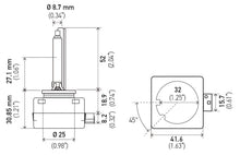 Cargar imagen en el visor de la galería, Hella Xenon D1S Bulb PK32d-2 85V 35W 5000k