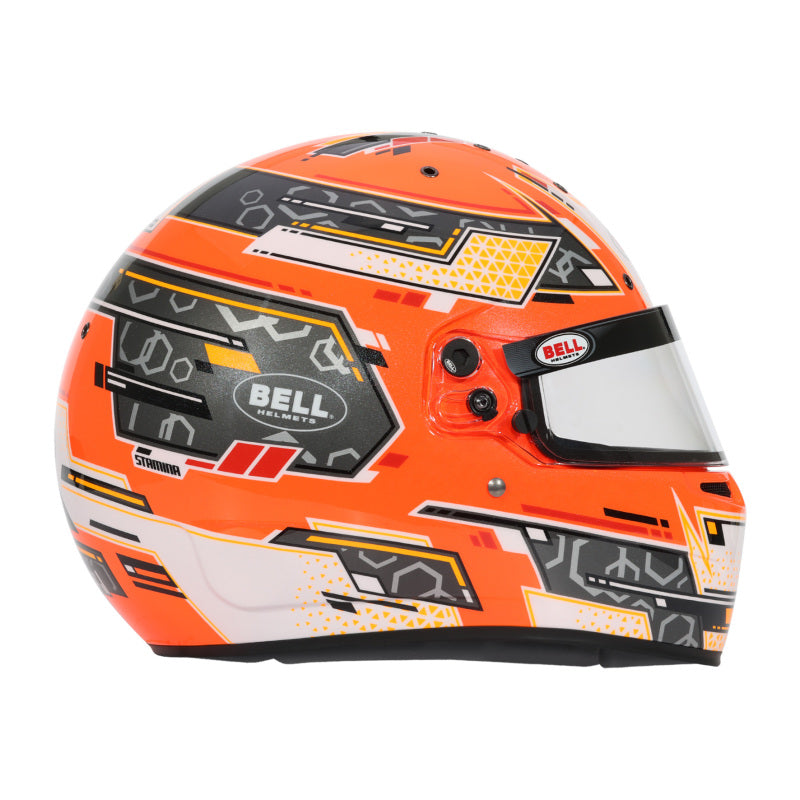 Bell Helmet Rs7-K Stamina Anthracite/Yellow Lrg (60-61) Fia8878-2024/K2025