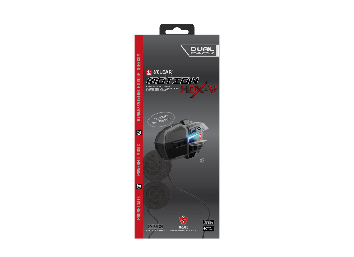 Uclear Motion HDX-V Dual KIT Helmet Audio Dual KIT (180513)