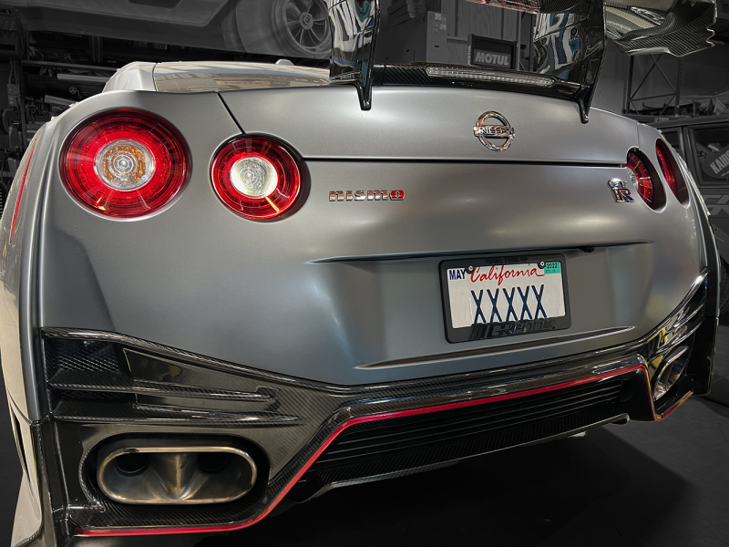 GReddy Total Tune Up License Plate Frame — Black Out Edition