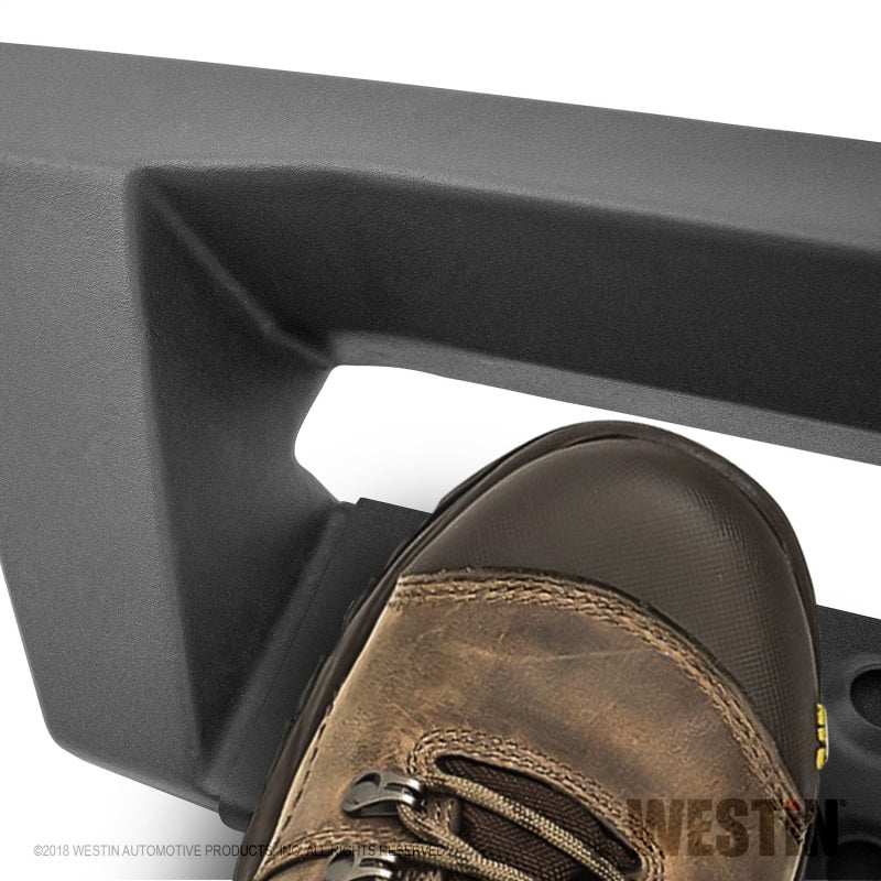 Westin HDX Drop Nerf Step Bars - Textured Black — Fits 18-24 Jeep Wrangler JL Unlimited 4DR
