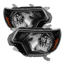 Cargar imagen en el visor de la galería, Xtune Toyota Tacoma 2012-2015 OEM Style Headlights Black HD-JH-TTA12-AM-BK