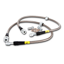 Load image into Gallery viewer, StopTech 06-14 Honda Ridgeline Stainless Steel Front Brake lines