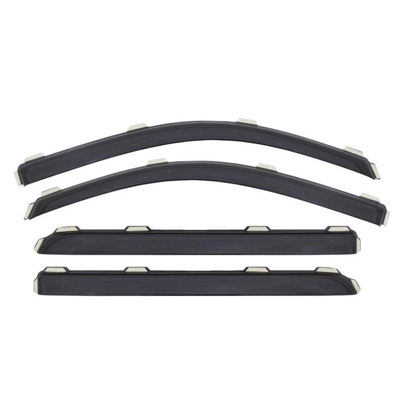 AVS 01-07 Toyota Highlander Ventvisor In-Channel Front & Rear Window Deflectors 4pc - Smoke