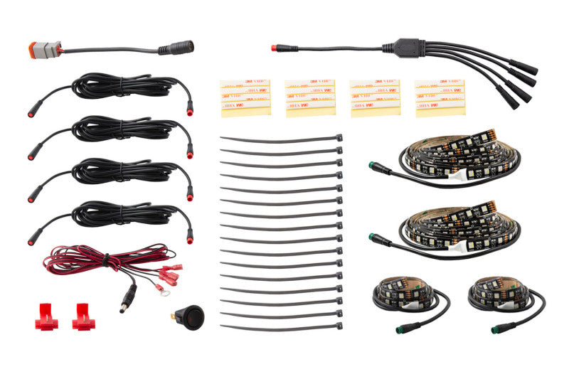 Kit de luces LED multicolores RGBW con iluminación inferior de Diode Dynamics