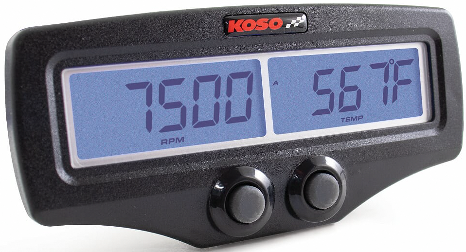 KOSO Dual EGT Gauge RPM Water Temp Fast Reacting (BA006010-X)