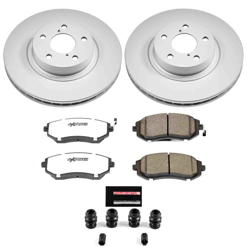 Power Stop 05-06 Saab 9-2X Front Z26 Coated Brake Kit