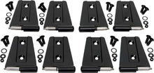 Cargar imagen en el visor de la galería, Kentrol 07-18 Jeep Wrangler JK Door Hinge Set 8 Pieces 4 Door - Powdercoat Black