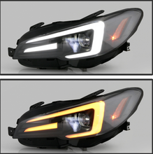 Cargar imagen en el visor de la galería, Spyder Subaru Impreza WRX 15-20 LED High-Power LED Headlights-Black PRO-YD-SWRX15LEDAP-SBSEQ-BK