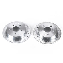 Cargar imagen en el visor de la galería, Power Stop 04-05 Buick Century Rear Evolution Drilled &amp; Slotted Rotors - Pair