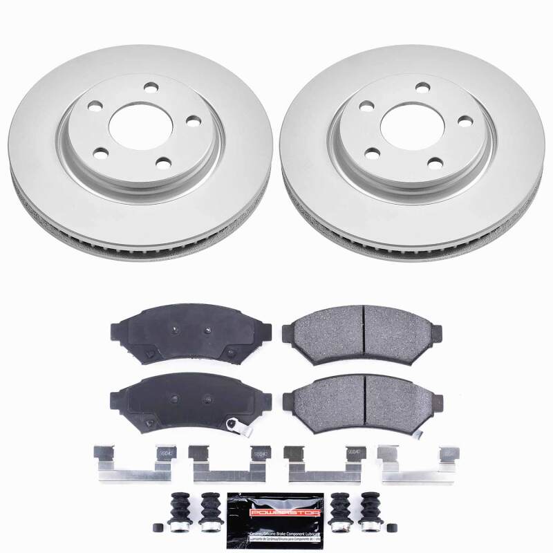 Power Stop 05-09 Buick Allure Front Z23 Coated Brake Kit