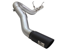 Cargar imagen en el visor de la galería, aFe MACHForce XP Exhaust Large Bore 5in DPF-Back Alu. 13-15 Dodge Trucks L6-6.7L (td) *Black Tip