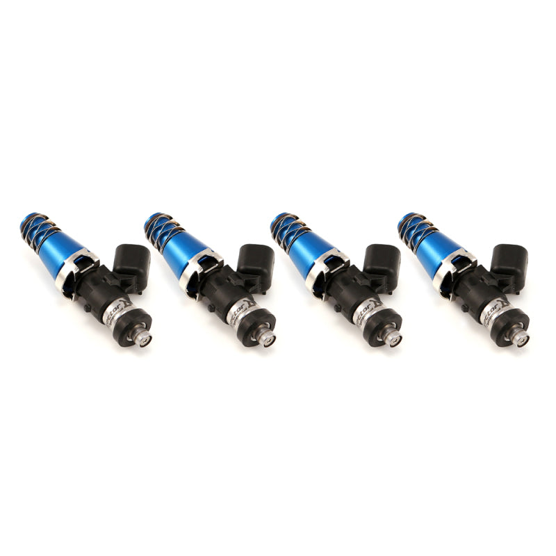Injector Dynamics 1750-XDS Fuel Injectors - 60mm, 11mm Blue Top, Denso Base (Set of 4)