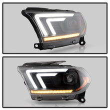 Cargar imagen en el visor de la galería, Spyder Dodge Durango 11-13 Halogen Model Only Projector Headlights - Black PRO-YD-DDU11SI-BK