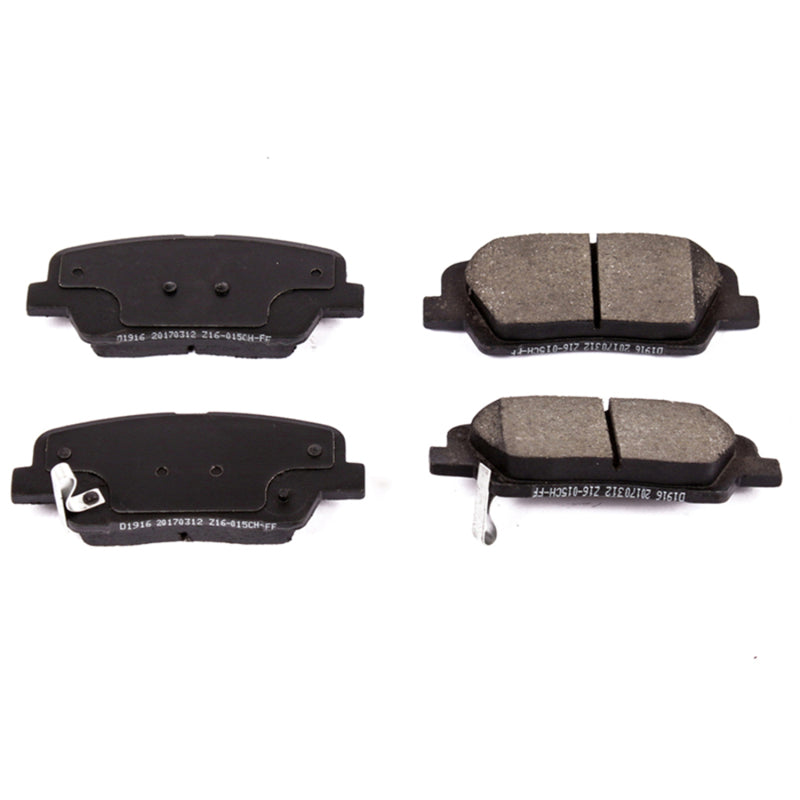 Power Stop 10-18 Hyundai Santa Fe Rear Z16 Evolution Ceramic Brake Pads