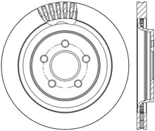 Cargar imagen en el visor de la galería, StopTech 2015 Ford Mustang GT w/ Brembo Brakes Right Rear Slotted Brake Rotor