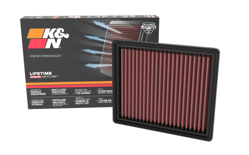 K&N Replacement Air Filter — Fits 2020-2026 Ford Escape Hybrid L4-2.5L