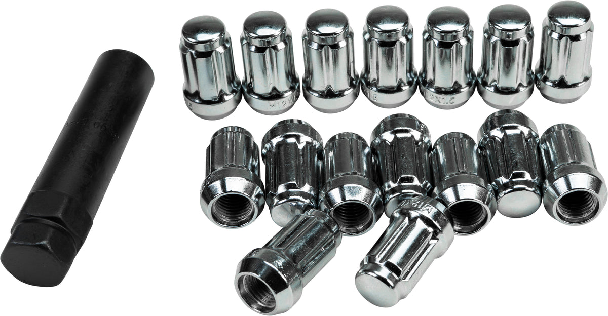 AWC 12MMX1.50 Lock Style LUG Nuts w/KEY 16/PK (RLUG-CS20C)