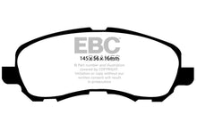 Cargar imagen en el visor de la galería, EBC 07+ Jeep Compass 2.0 (262mm Rear Rotors) Greenstuff Front Brake Pads