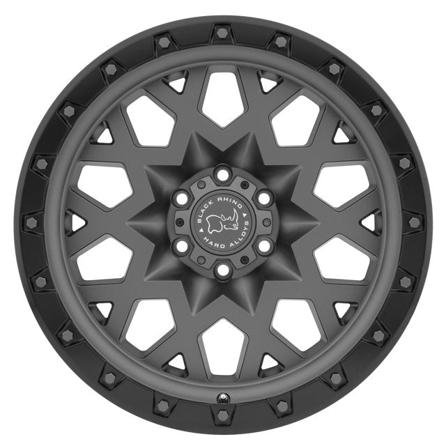 Black Rhino Wheels BRSPK 17X9.5 6X5.5 M-GNMTL-BLK-LP -18MM