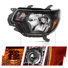 Cargar imagen en el visor de la galería, ANZO 2012-2015 Toyota Tacoma Crystal Headlights Black