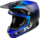 Fly Racing Formula S Carbon Protocol Hlmt Black Carbon/Blue Xl