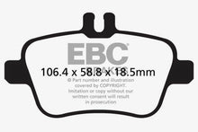 Cargar imagen en el visor de la galería, EBC 13+ Mercedes-Benz CLA250 2.0 Turbo Greenstuff Rear Brake Pads