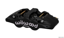 Cargar imagen en el visor de la galería, Wilwood Caliper-Aero6-L/H - Black Anodize 1.75/1.38/1.38in Pistons 1.25in Disc