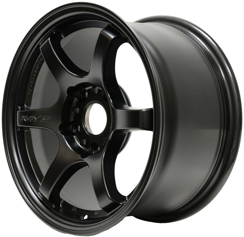 Gram Lights 57DR 15x8.0 +35 4-100 Semi Gloss Black Wheel