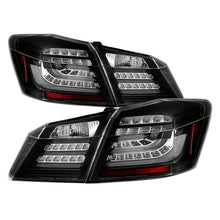 Cargar imagen en el visor de la galería, Spyder Honda Accord 2013-2015 4DR LED Tail Lights - Black ALT-YD-HA13LED-LED-BK