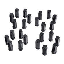 Cargar imagen en el visor de la galería, Rugged Ridge Wheel Lock Nut Set 24 Black M14-1.5