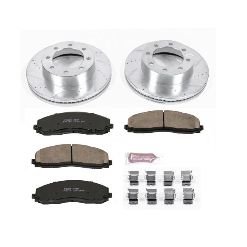 Power Stop Z23 Evolution Sport Brake Kit — Fits 2013-2022 Ford F-250/F-350 Super Duty Front