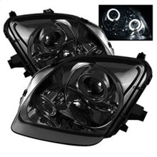 Cargar imagen en el visor de la galería, Faros delanteros de proyector Spyder Honda Prelude 97-01 LED Halo Smoke High H1 Low H1 PRO-YD-HP97-HL-SM