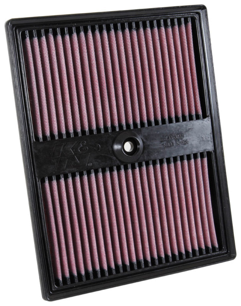 K&N 33-3037 Replacement Drop-In Air Filter — Fits 2015-2017 Audi A1 L3-1.0L