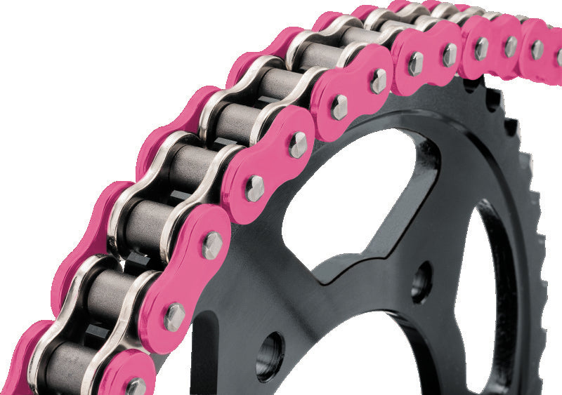 BikeMaster BMXR 525x120 O-Ring Chain Pink — Universal Motorcycle Drivetrain