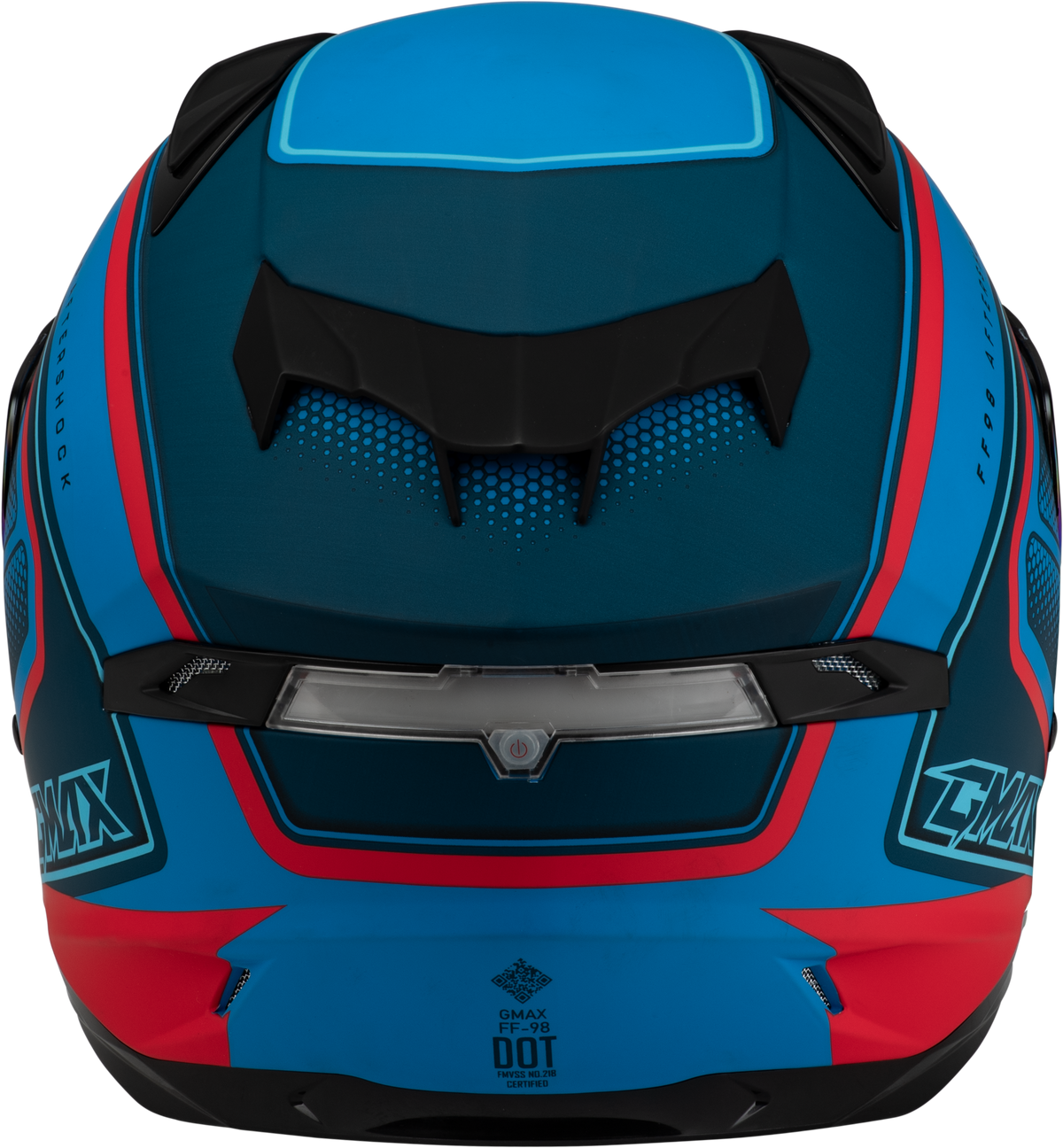 GMAX FF-98 Aftershock Helmet Matte Blue/RED SM (F19841004-DOT)