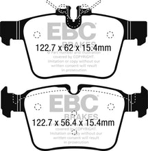 Cargar imagen en el visor de la galería, EBC 15+ Mercedes-Benz C300 (W205) 2.0 Turbo 4-matic Greenstuff Rear Brake Pads