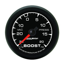 Cargar imagen en el visor de la galería, Autometer ES 52.4mm 30 In. HG/20 PSI Vacuum/Boost Gauge