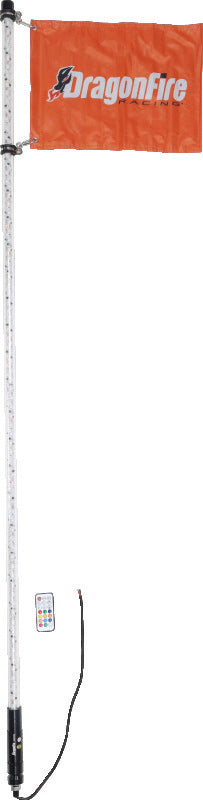 DragonFire Racing 6Ft Spiral Led Whip - Clear (522805)