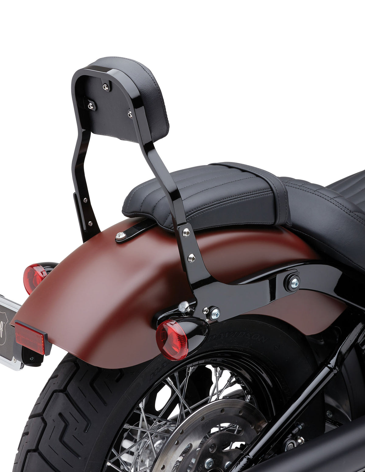 Cobra Detachable Backrest Mini Black Flde/Flsl/Fxbb 18-25 (602-2026B)