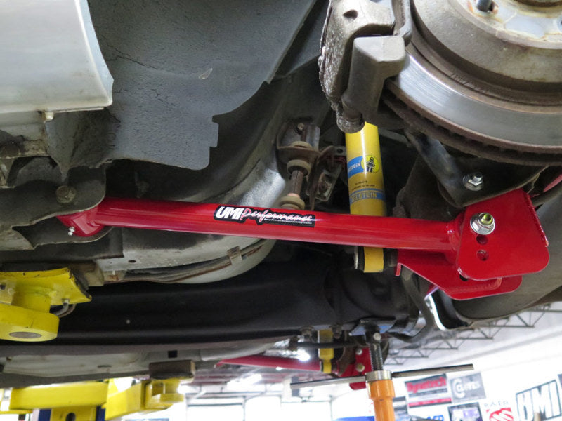UMI Performance 82-02 GM F-Body Tubular Lower Control Arms - Red — Fits 1982-2002 Chevrolet Camaro, Pontiac Firebird