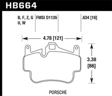 Cargar imagen en el visor de la galería, Hawk 06-14 Porsche Cayman Rear HPS 5.0 Brake Pads