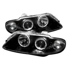 Cargar imagen en el visor de la galería, Faros delanteros de proyector Spyder Pontiac GTO 04-06 LED Halo LED negro alto H1 bajo H1 PRO-YD-PGTO04-HL-BK