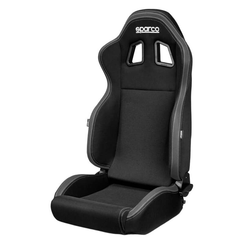 Sparco R100 Reclineable Seat Black/Grey — Universal Fit